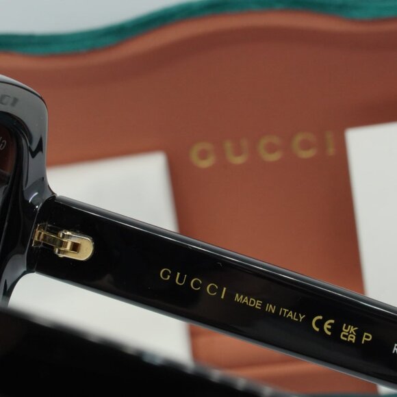 Final Price! Gucci GG1337S 002 Black/Grey Polarized Sunglasses - Picture 8 of 10